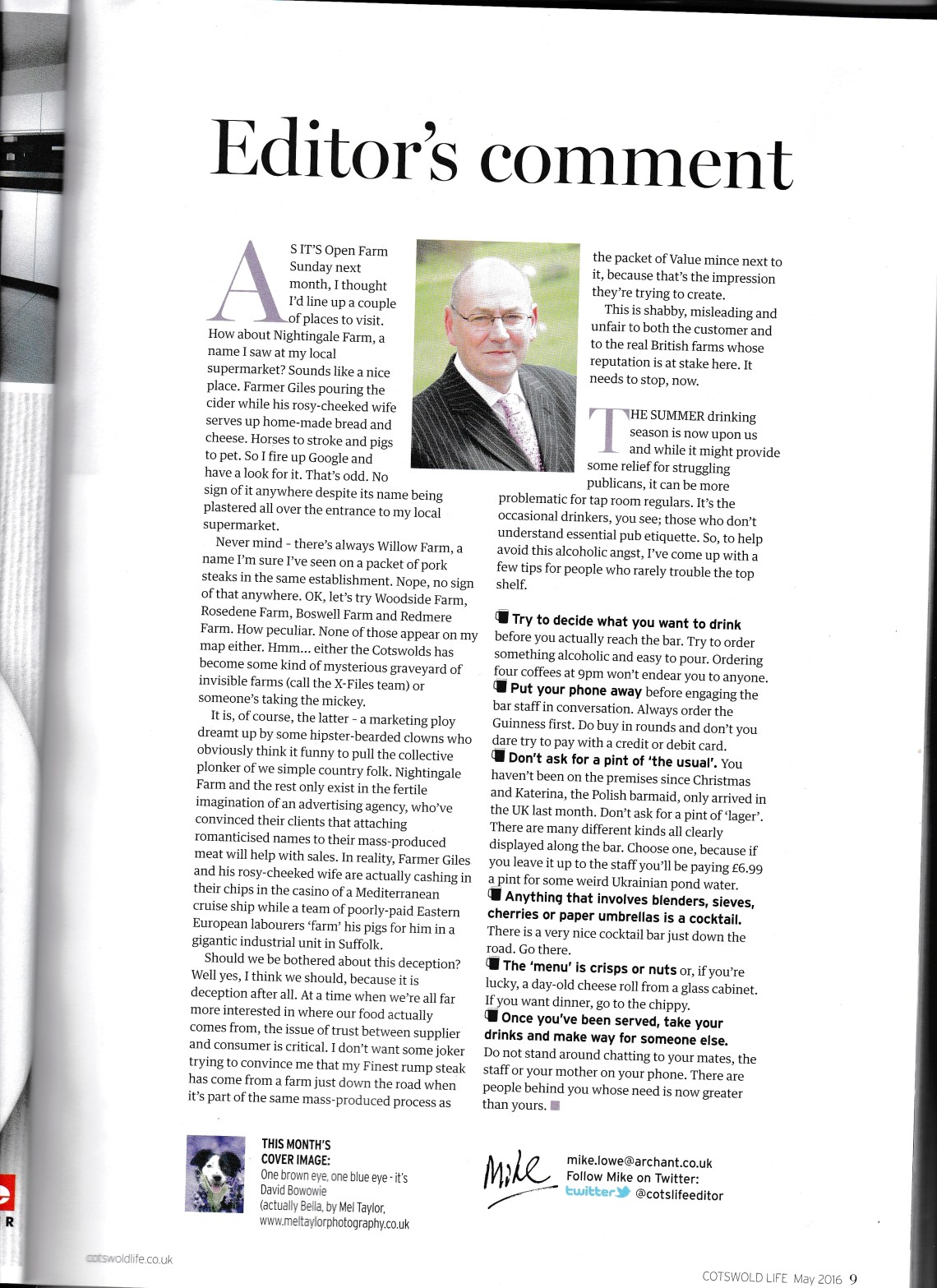 Cotswold life editor